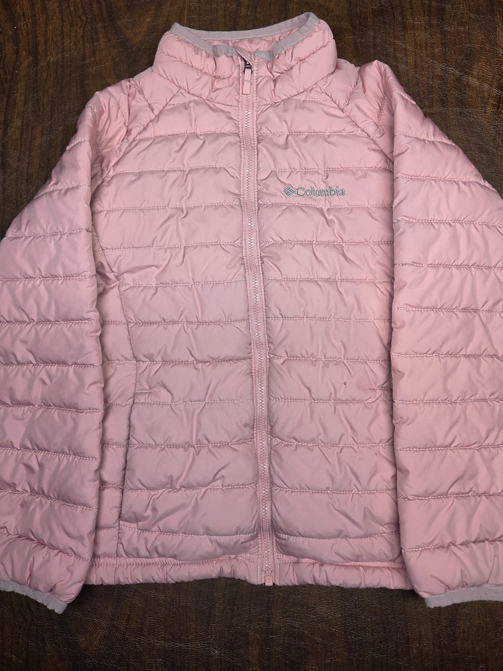 Columbia Girls' Pink Lightweight Quilted Jacket